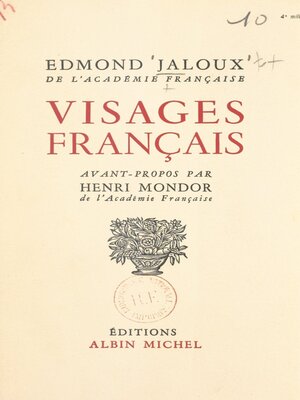 cover image of Visages français